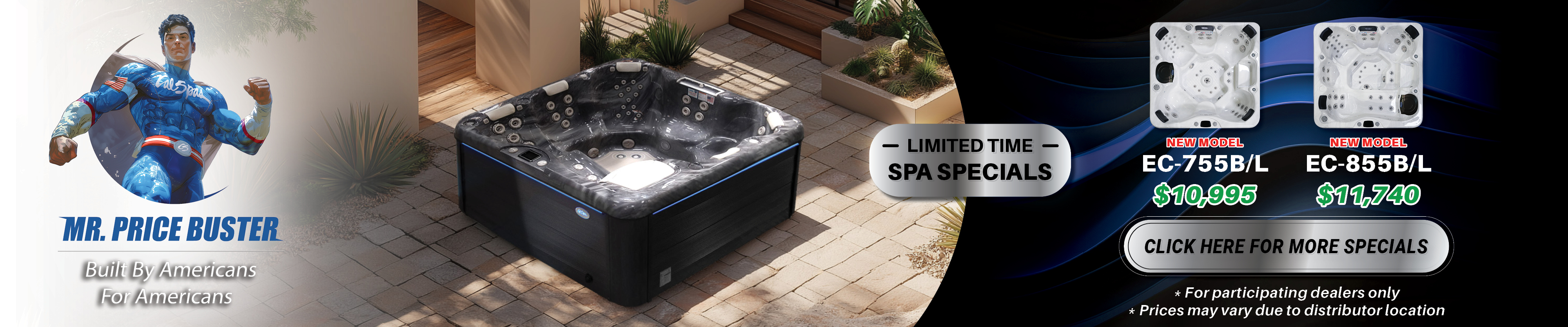 Calspas hot tub being used in a family setting - Santee